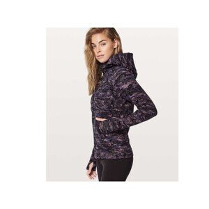 Lululemon Scuba  Light Fleece Hoodie- IV Rip Wave Purple Thunder Black
